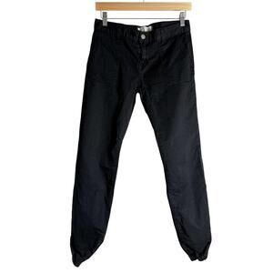 Elizabeth and James Oliver Black Low Rise Utility Slim Jogger Pants 25